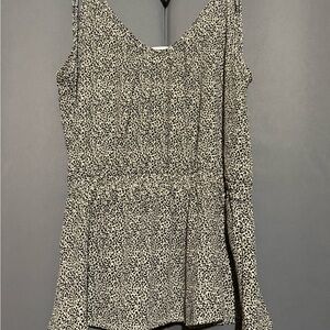 Sienna Sky Black and White Tank Top